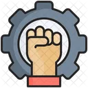 Fuerza De Voluntad Mano Punetazo Icono