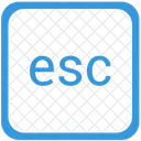 Esc Escape Funcao Ícone