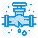 Fuga De Tuberia Fuga De Agua Fuga Icono
