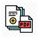 PDF-Datei hinzufügen  Symbol