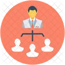 Leiter Manager Organisation Symbol