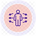 Leader Influencer Liniensymbol Symbol