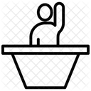 Leitungs Management Liniensymbol Symbol