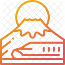 Fuji Mount Volcano Icon