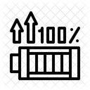 Battery Graph Performance Icon