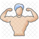 Muscle Fitness Strength Level Muscular Endurance Icon