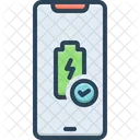 Full Charge Battery Charging Icon