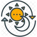 Hours Rotation Day Icon