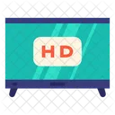 풀 HD TV 아이콘