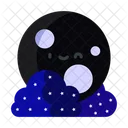 Full Moon Planet Galaxy Icon
