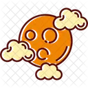 Full Moon Lunar Night Sky Icon