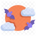 Fullmoon Halloween Horror Icon