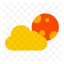 Full Moon With Cloud Full Moon Moon Icon