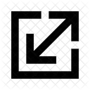 Arrow Dimension Resize Icon