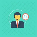 24 Hour Reception Icon