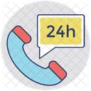 Call Service 24 Icon