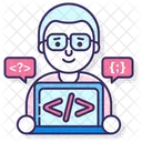 Full Stack Programmer Programmer Full Stack Icon