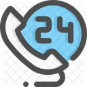 Hours Hotline Support Icon