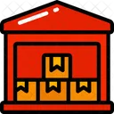 Full Warehouse Storage Logistics Icon