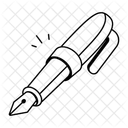 Fullfederhalter Schreiben Feder Symbol