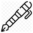 Fullfederhalter Tintenstift Schreibgerat Symbol