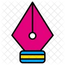 Tintenstift Feder Grafikdesign Symbol
