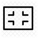 Fullscreen-exit-rectangle  Icon