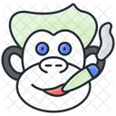 Coroa De Macaco Macaco Macaco Triste Ícone