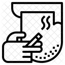 Tabagisme Cigarette Signalisation Icône