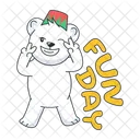 Fun Day Fun Bear Happy Bear Icon