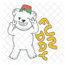 Fun Day Fun Bear Happy Bear Icône