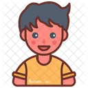 Fun Making Enjoyment Happy Guy Icon