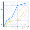 Grafico De Lineas Grafico De Funciones Grafico De Funciones Icono