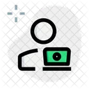 Laptop Do Usuario Ícone
