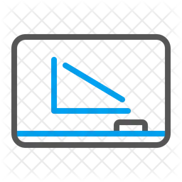 Function Graph Straight Down  Icon