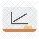 Function Graph Straight Up  Icon