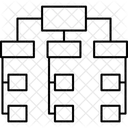 Functional Structure Division Icon