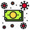 Money Virus Coronavirus Icon