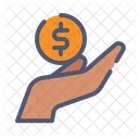 Funding Charity Hand Icon