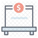 Funding Platform Monetary Help Crowdfunding Icon