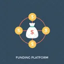 Funding Platform Network Icon