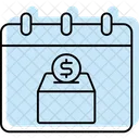 Fundraising Event Color Shadow Thinline Icon Icon