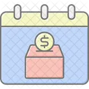 Fundraising Event Lineal Color Icon Icon