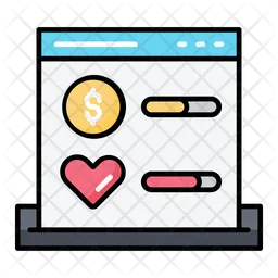 Fundraising Page  Icon
