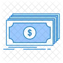 Funds Cash Money Stack Icon