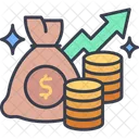 Funds Money Bag Growth Icon