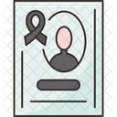 Funeral Poster Memorial Icon