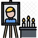 Funeral Man Photo Icon