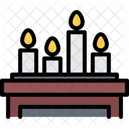 Funeral Candles  Icon