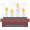 Funeral Candles Candles Death Icon